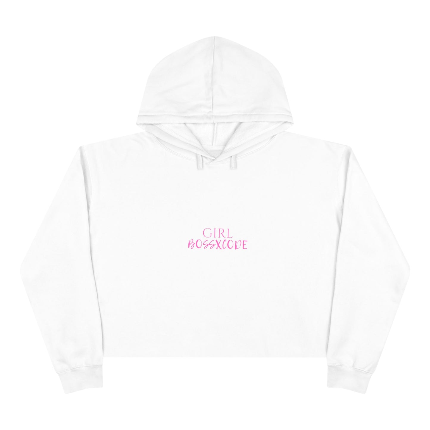 Girl Boss Crop Hoodie - Stay Inspired on the Go